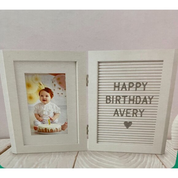 Yoga Sprout 3-Pack Swaddle Blankets & Babys Letterboard Frame Set - Picture 8 of 11